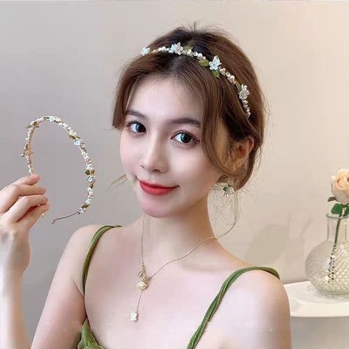 Pearl Headband for Women- Daily Wear Headband for Hair Extensions